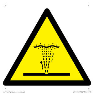 W515 Warning: Geyser (water/air) water jet